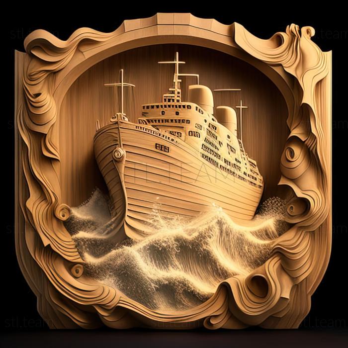 3D model st ship (STL)
